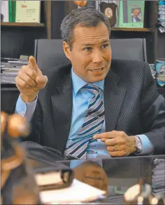  ?? CEDOC PERFIL ?? PRUEBAS. Nisman había sostenido su acusación en escuchas.