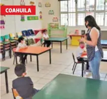  ?? ANTONIO MELÉNDEZ EL SOL DE LA LAGUNA ?? En el Jardín de Niños Isidora Domínguez Martínez este lunes se puso en marcha el nuevo ciclo escolar