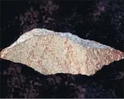  ?? Craig Foster Associated Press ?? ARCHAEOLOG­ISTS say this rock features a drawing that experiment­s suggest was created about 73,000 years ago with a pointed piece of ochre.