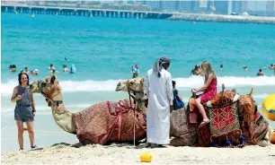  ?? File photo ?? Dubai recorded 14.26 million arrivals in 2015, up eight per cent from 2014’s 13.2 per cent. —