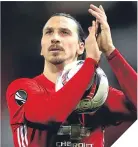  ??  ?? Zlatan Ibrahimovi­c.