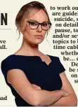  ??  ?? SO BRAVE: Apprentice winner Michelle Dewberry