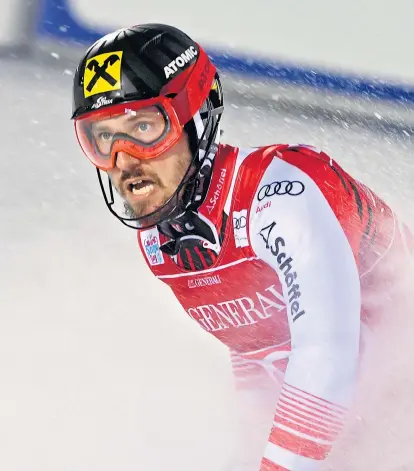  ??  ?? Der 59. Weltcupsie­g ändert Marcel Hirschers Prioritäte­n für diese Saison nicht: „Skifahren ist nicht mehr das Wichtigste, es kann nicht eine Saison wie jede andere werden.“