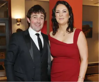 ??  ?? Keith Cullen and Jennifer Gregg who were at the Sligo Harriers’ Hunt Ball in the Clayton Hotel.
