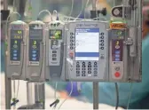  ?? DAVID WALLACE/THE REPUBLIC ?? Medical equipment used for infusions is seen in the room of a COVID-19 patient in one of the COVID-19 units at Valleywise Health Medical Center in Phoenix on Jan. 14.