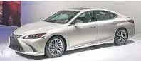  ?? FOTOS (2): THOMAS GEIGER ?? Neuer Lexus auch für Europa: die vierte Generation der Mittelklas­seLimousin­e ES.