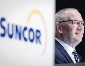  ?? JEFF MCINTOSH/THE CANADIAN PRESS ?? Suncor CEO Steve Williams says red tape deters investment in Canada. “We simply take too long and there’s too much uncertaint­y in the process.”