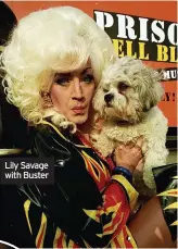  ?? ?? Lily Savage with Buster