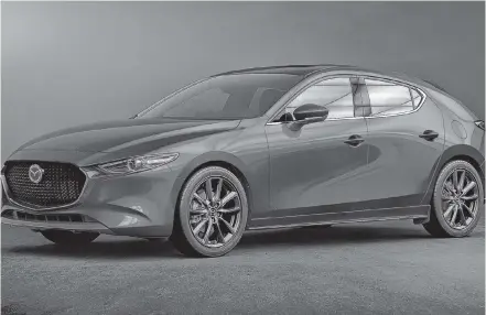  ?? Mazda ?? For the first time ever, Mazda’s I-ACTIV all-wheel drive system is available on the Mazda3.