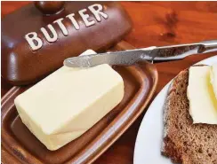  ?? Foto: dpa/Patrick Pleul ?? Butter bringt mehr Geld für Milchbauer­n.