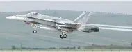  ?? MIRCEA ROSCA / AFP / GETTY IMAGES FILES ?? Two Royal Canadian Air Force CF-18s on a training exercise in Florida were wheels down when they were told they were landing at an abandoned airfield.