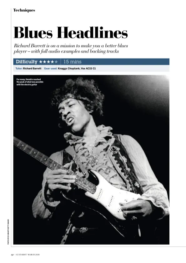  ??  ?? For many, Hendrix reached the peak of what was possible with the electric guitar