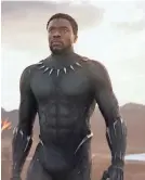  ?? MARVEL ?? T'Challa (Chadwick Boseman) fights for his people and his African nation’s freedom in “Black Panther.”