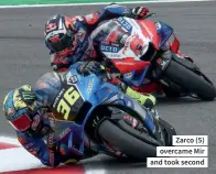  ?? ?? Zarco (5) overcame Mir and took second