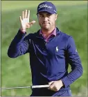  ?? PARK JI-HO / AP ?? Justin Thomas claimed his fifth PGA title in 2017 — and first of the new 2017-18 PGA season — by beating Marc Leishman on the second playoff hole Sunday in Jeju, South Korea.