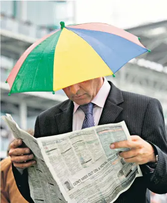  ??  ?? Back on track Cancelled horse races due to adverse weather caused GVC’S betting shops to stumble in the first 20 weeks of the year but its online business more than countered the impact. Boss Kenny Alexander said the group’s high street shops saw a 5pc...