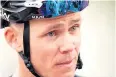 ??  ?? ACCUSED Froome failed test