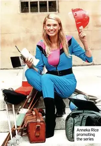  ?? ?? Anneka Rice promoting the series