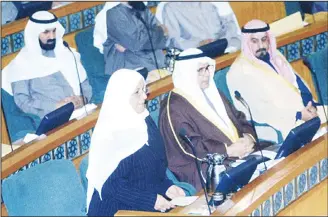  ??  ?? Dr Masouma Al-Mubarak, the first women elected to cabinet.