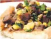  ?? Provided by Clark Haass ?? Sweet corn and onion steak hash, from “Hashcapade­s.”