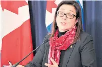  ?? DAVID RIDER TORONTO STAR ?? Toronto medical officer of health Dr. Eileen de Villa said measures are being taken to protect residents of long-term-care homes.