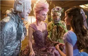  ?? — Handout ?? (From left) Richard E. Grant, Knightley, Eugenio Derbez and Mackenzie Foy star in The Nutcracker And The Four Realms.