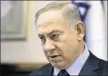  ?? GALI TIBBON / ASSOCIATED PRESS ?? “This will come to nothing, because there is nothing,” Israeli Prime Minister Benjamin Netanyahu says of a corruption inquiry.