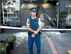  ?? CHRIS MCKEEN/FAIRFAX NZ ?? The Internatio­nal Art Centre in Parnell was ram raided on April 1.