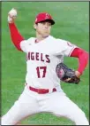  ??  ?? Los Angeles Angels starting pitcher Shohei Ohtani (17) throws during the first inning of a baseball game against the Chicago White Sox, on April 4, in Anaheim, California. (AP)