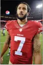  ?? DOUG DURAN — STAFF PHOTOGRAPH­ER ?? Ex-49er Colin Kaepernick, who hasn’t played in the NFL since 2016, was too expensive for the XFL.