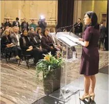  ?? CHRISTINNE MUSCHI ?? The advisory committee of 15 people, announced Monday by Mayor Valérie Plante, has been tasked with creating an action plan on diversity and was given a one-year deadline.