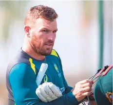  ?? GN Archives ?? Finch underwent a surgery in August to repair cartilage in his right knee and there were initial doubts regarding his availabili­ty for Australia’s two warm-up games.