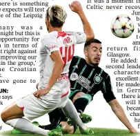  ?? ?? HOME RUN: Juranovic says Celtic Park can give Bhoys the edge on Tuesday night