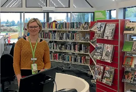  ?? KIM NUTBROWN/STUFF ?? Librarian Hilary Mercer inside the new Oxford library.