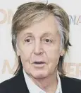  ?? ?? 0 Sir Paul Mccartney likened Glastonbur­y to Agincourt