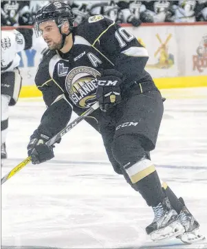  ?? FILE ?? The UPEI Panthers announced Tuesday that former Charlottet­own Islanders forward Kameron Kielly was joining them this season.