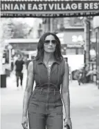  ?? JOHN ANGELILLO/HULU PROVIDED BY ?? Padma Lakshmi aims to demystify migrant population­s. That’s “the whole point” of “Taste the Nation.”