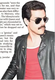  ?? TWENTIETH CENTURY FOX FILM ?? Rami Malek plays rock star Freddie Mercury in “Bohemian Rhapsody.”