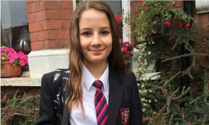  ?? Photograph: Family handout/PA ?? Molly Russell, 14, took her own life in 2017 after viewing online material related to self-harm, suicide and depression.