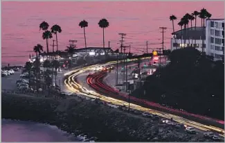  ?? Photograph­s by Kent Nishimura Los Angeles Times ?? TRAFFIC through Malibu can be daunting, especially on weekends. But, hey: You’re at the Pacific.