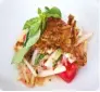  ??  ?? Salad - Soft Shell Crab