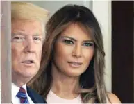  ??  ?? Melania: I’m a mother and a first lady, and I have much more important things to think about and to do.
