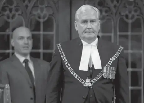  ?? ADRIAN WYLD/THE CANADIAN PRESS FILE PHOTO ?? Sergeant-at-arms Kevin Vickers was rewarded for his “tremendous acts of heroism” by being named Canada’s new ambassador to Ireland.