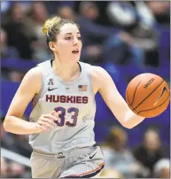  ?? Stephen Dunn / Associated Press ?? UConn expects star Katie Lou Samuelson back in the lineup on Friday when the No. 2 Huskies open the NCAA tournament against Towson.