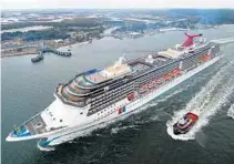  ?? GETTY 2004 ?? Carnival Miracle was delayed at the Port of Tampa in May 2018, prompting Carnival Cruise Line to give prorated refunds to affected customers.