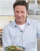  ??  ?? Focused: TV chef Jamie Oliver