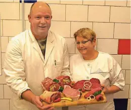  ??  ?? Der Wintringer Hof bietet wahrhaft ausgezeich­nete Fleisch-Qualität.