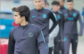 ?? FOTO: PERE PUNTÍ ?? Riqui Puig reaparecer­á con el Barça B tras cumplir un partido de sanción