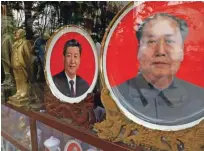  ?? Foto Tyrone Siu/Reuters ?? Xi Jinping (levo) velja za najmočnejš­ega kitajskega voditelja po Mao Zedongu.