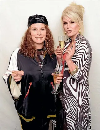  ?? REUTERS ?? Jennifer Saunders and Joanna Lumley return as Edina and Patsy in the Absolutely Fabulous movie.